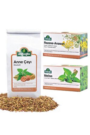 Arifoğlu Anne Çayı 200gr + Rezene Anason Süzen 20li + Melisa Süzen 20li