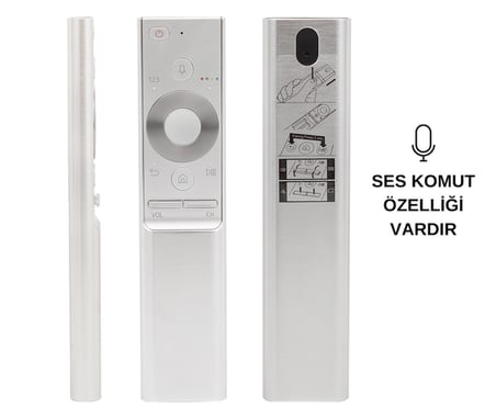 (SES KOMUTLU ) HUAYU KL SAMSUNG RM-J1300 V1 LCD LED SMART TV VOICE CONTROL UNIVERSAL SİHİRLİ BLİSTERLİ KUMANDA