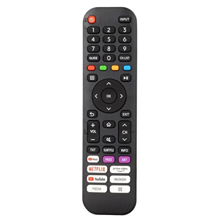 AWOX LCD NETFLİX-YOUTUBE-PRİME VİDEO-RAKUTEN TV PLAY TUŞLU TV KUMANDASI