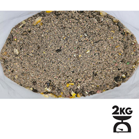 Hedyex 2Kg Sazan Tozu Yüksek Proteinli Özel Katkılı Sazan Alabalık Avı Toz Yem