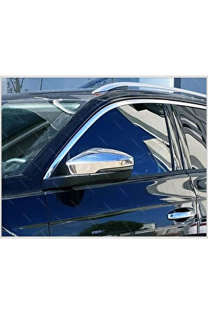 Vw T-roc Krom Ayna Kapağı 2 Parça 2017 Ve Üzeri Uyumlu Paslanmaz Çelik