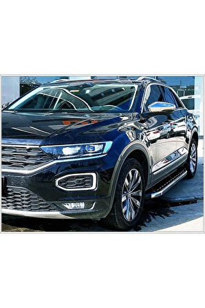 Vw T-roc Krom Ayna Kapağı 2 Parça 2017 Ve Üzeri Uyumlu Paslanmaz Çelik