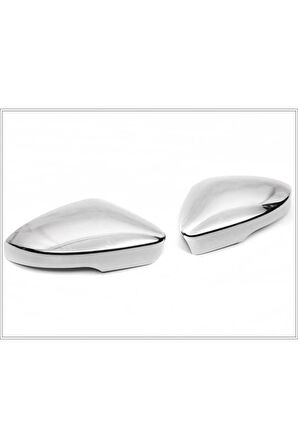 Vw T-roc Krom Ayna Kapağı 2 Parça 2017 Ve Üzeri Uyumlu Paslanmaz Çelik