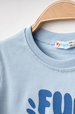 Fun Time Baskılı Erkek Tişört 50102