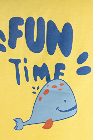 Fun Time Baskılı Erkek Çocuk  Tişört 50102