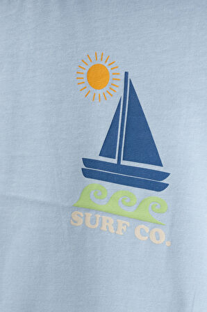 Surf Baskılı Erkek Tişört 50721