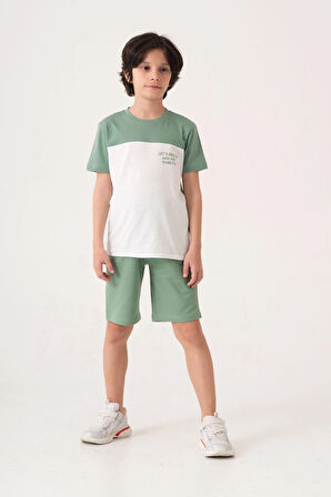 Lets Enjoy Baskılı Erkek Çocuk Takım 50602