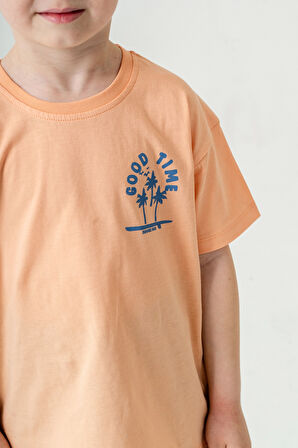 Good Time Baskılı Şortlu Takım 50305