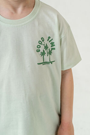 Good Time Baskılı Şortlu Takım 50305