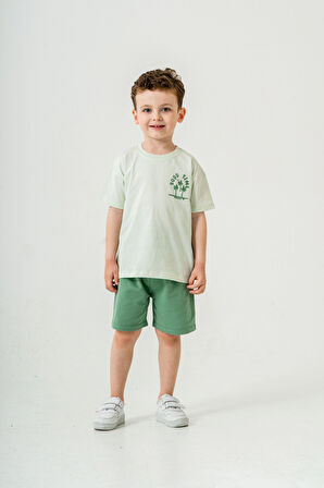 Good Time Baskılı Şortlu Takım 50305