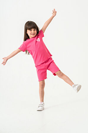 So Cute Nakışlı Şortlu Takım 50355