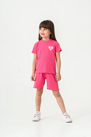 So Cute Nakışlı Şortlu Takım 50355