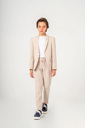 Tişörtlü Ceketli Takım Elbise 4025