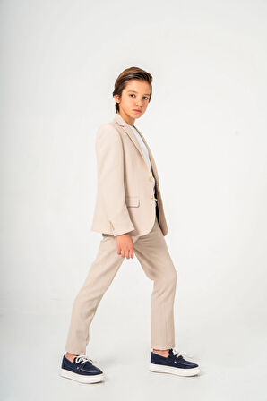 Tişörtlü Ceketli Takım Elbise 4025