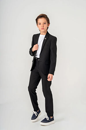 Tişörtlü Ceketli Takım Elbise 4025