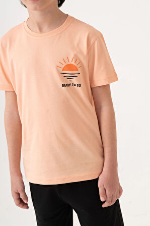 Beach Side Sırt Baskılı Erkek Çocuk Takım 50605