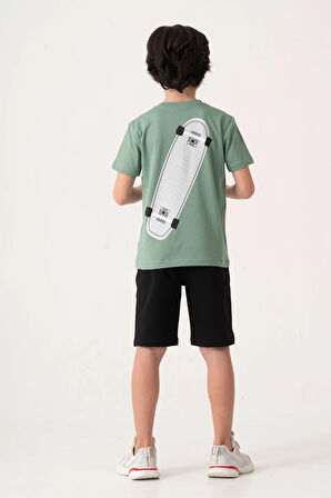 Skate Life Sırt Baskılı Erkek Çocuk Takım 50601