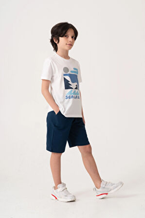 Sea La Vie Baskılı Erkek Çocuk Takım 50604