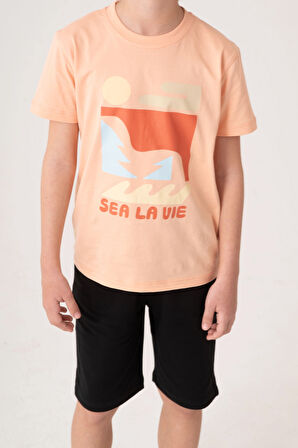 Sea La Vie Baskılı Erkek Çocuk Takım 50604