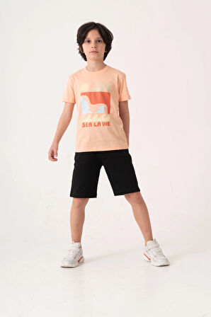 Sea La Vie Baskılı Erkek Çocuk Takım 50604