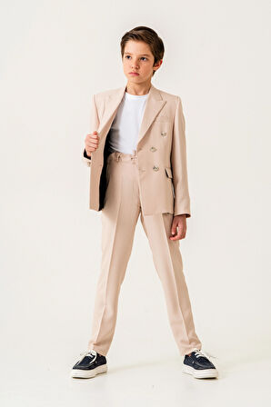 Tişörtlü Ceketli Takım Elbise 4148