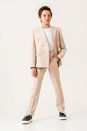 Tişörtlü Ceketli Takım Elbise 4148