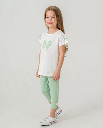 Fiyonk Baskılı Kız Çocuk Takım 50357