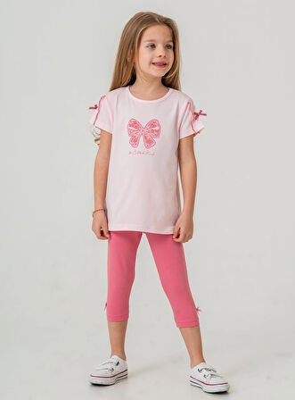 Fiyonk Baskılı Kız Çocuk Takım 50357