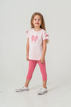 Fiyonk Baskılı Kız Çocuk Takım 50357