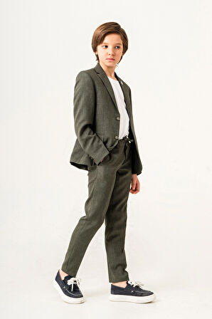 Tişörtlü Ceketli Takım Elbise 4029