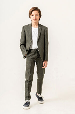 Tişörtlü Ceketli Takım Elbise 4029