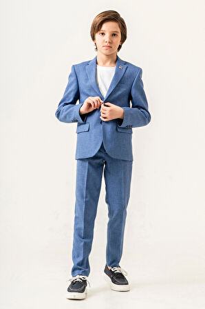 Tişörtlü Ceketli Takım Elbise 4029