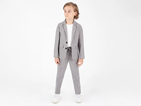 Tişörtlü Ceketli Takım Elbise 2852