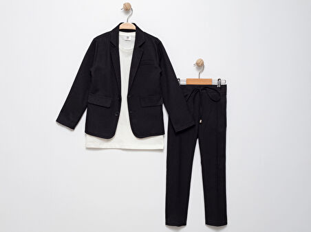 Tişörtlü Ceketli Takım Elbise 2852