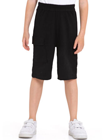 Kargo Cepli Erkek Çocuk  Basic Şort 73651-1