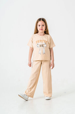 Pretty Girl Baskılı Kız Çocuk Takım 033