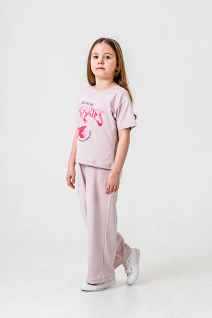 Cherries Baskılı Kız Çocuk Takım 035