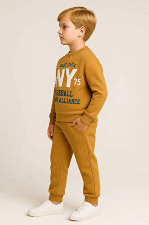 Ny Baskılı Erkek Çocuk Takım 20405