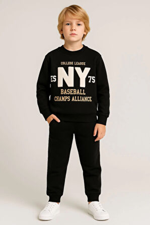 Ny Baskılı Erkek Çocuk Takım 20405