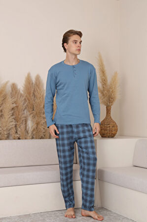 Desenli Erkek Pijama Takımı 16675