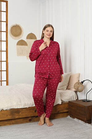 Desenli Kadın Pijama Takımı 3397