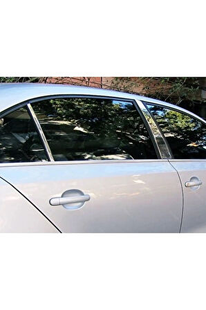 Vw Jetta Krom Kapı Direk Seti 4 Parça 2010-2015 Arası Paslanmaz Çelik