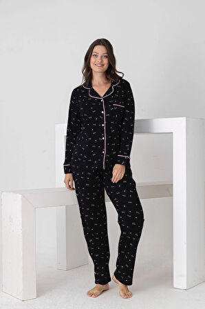 Desenli Kadın Pijama Takımı 2200