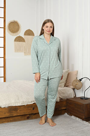 Desenli Kadın Pijama Takımı 3397