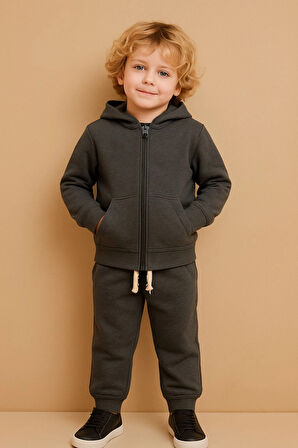 Kapşonlu Erkek Çocuk Takım 20411