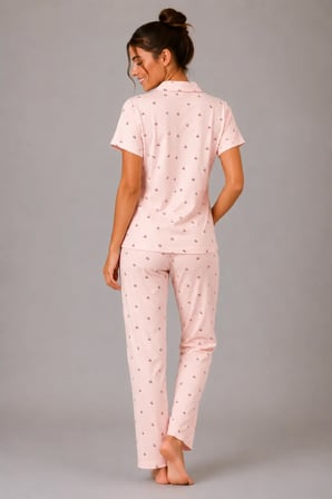 Desenli Kadın Pijama Takımı 9930