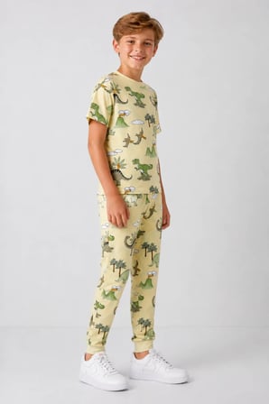 Desenli Erkek Çocuk Pijama Takımı 91101