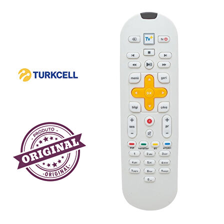 TURKCELL TV+ PLUS KLAVYESİZ R TUŞLU ORJINAL RM-L356