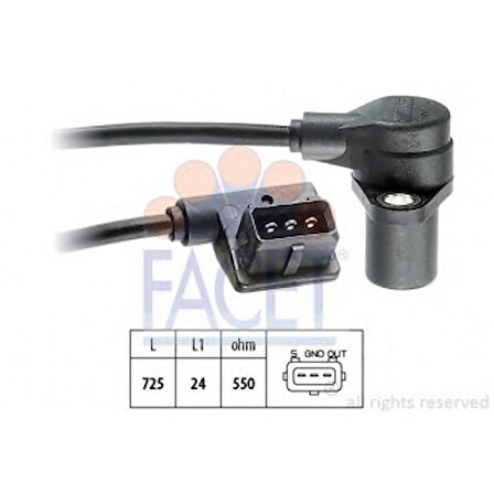 Bmw Krank Devir Sensoru Bmw M40 E30 E34 - Facet 9.0064