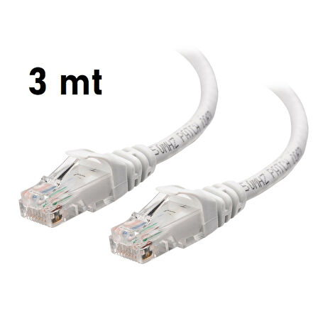 SHOWMAX CAT6 3 MT POŞETLİ RJ45 PATCH NETWORK ETHERNET İNTERNET KABLOSU